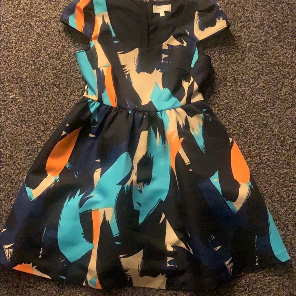 Multi-color cocktail dress.....